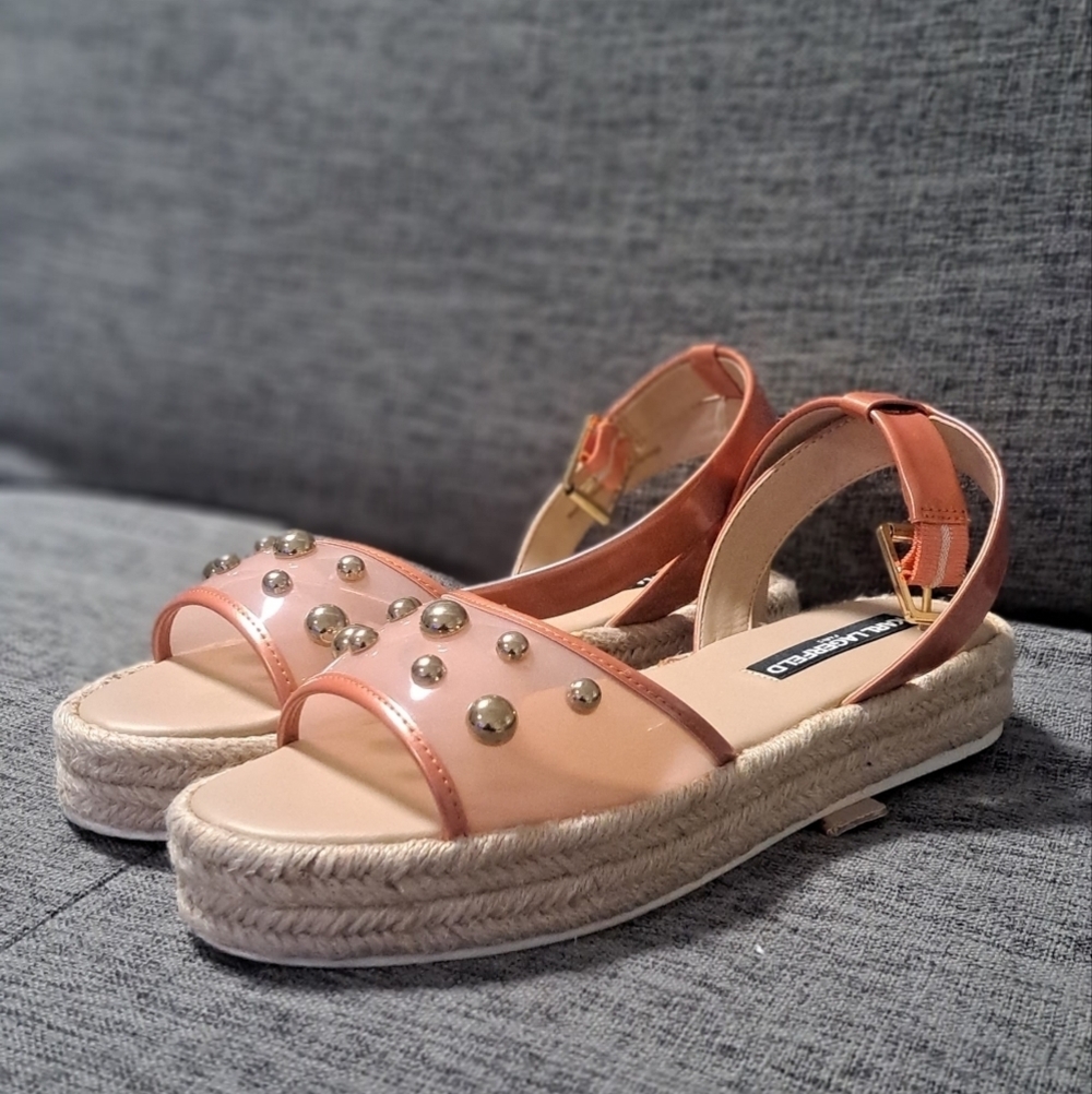 Karl Lagerfeld sandals size 7.5